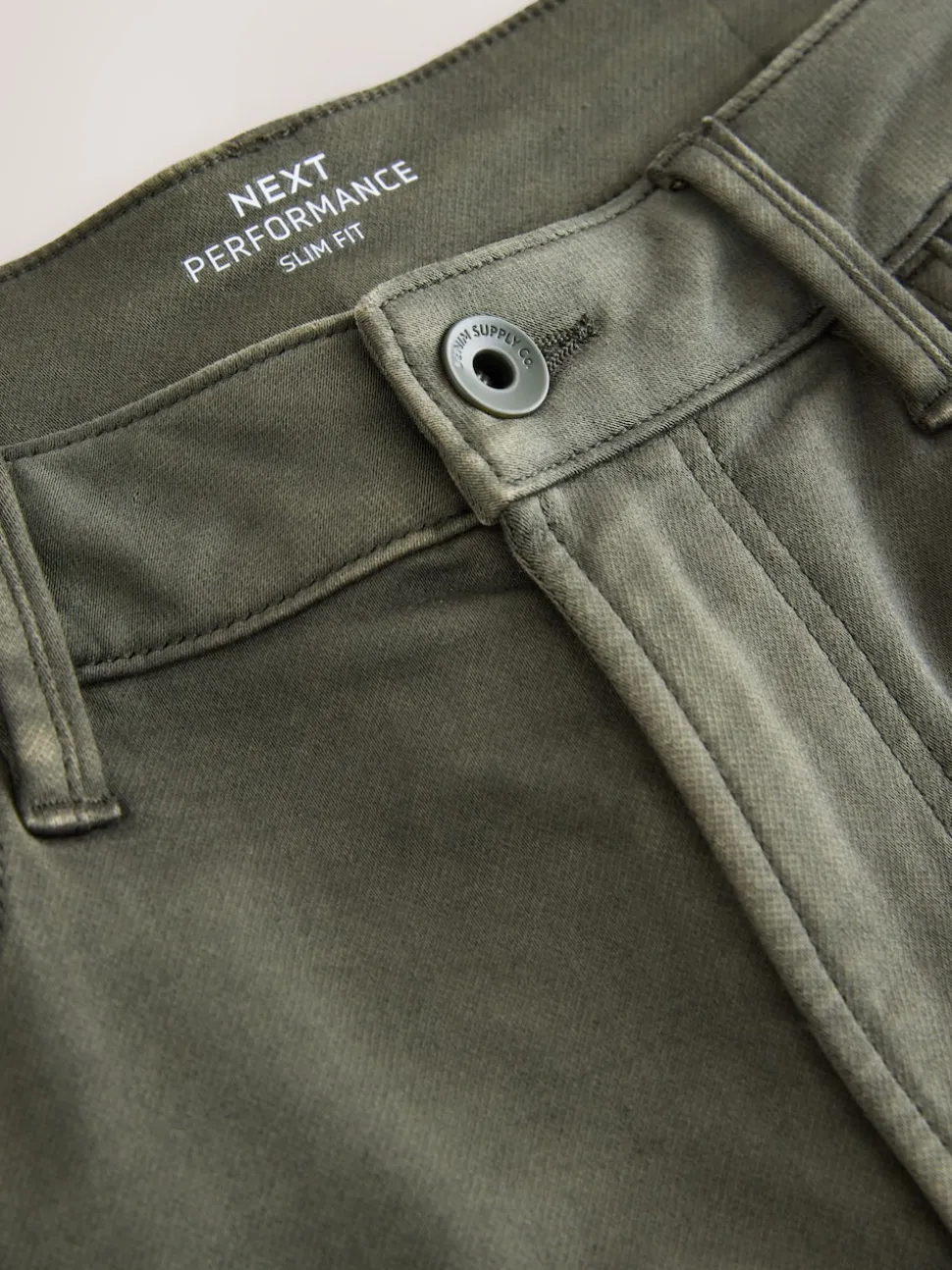 Green Slim Fit Comfort Stretch Jeans