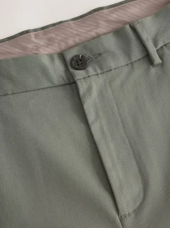 Green Slim Fit N.Premium Smart Cotton TENCEL™ Lyocell Blend Chinos With Comfort Waistband