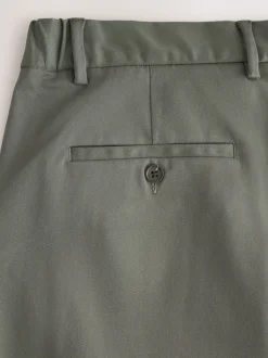 Green Slim Fit N.Premium Smart Cotton TENCEL™ Lyocell Blend Chinos With Comfort Waistband