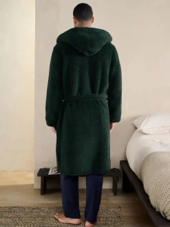 Green Snoopy Borg Dressing Gown