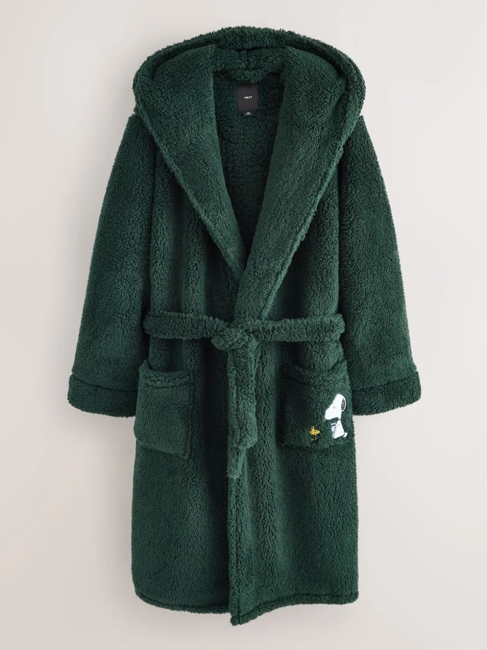 Green Snoopy Borg Dressing Gown