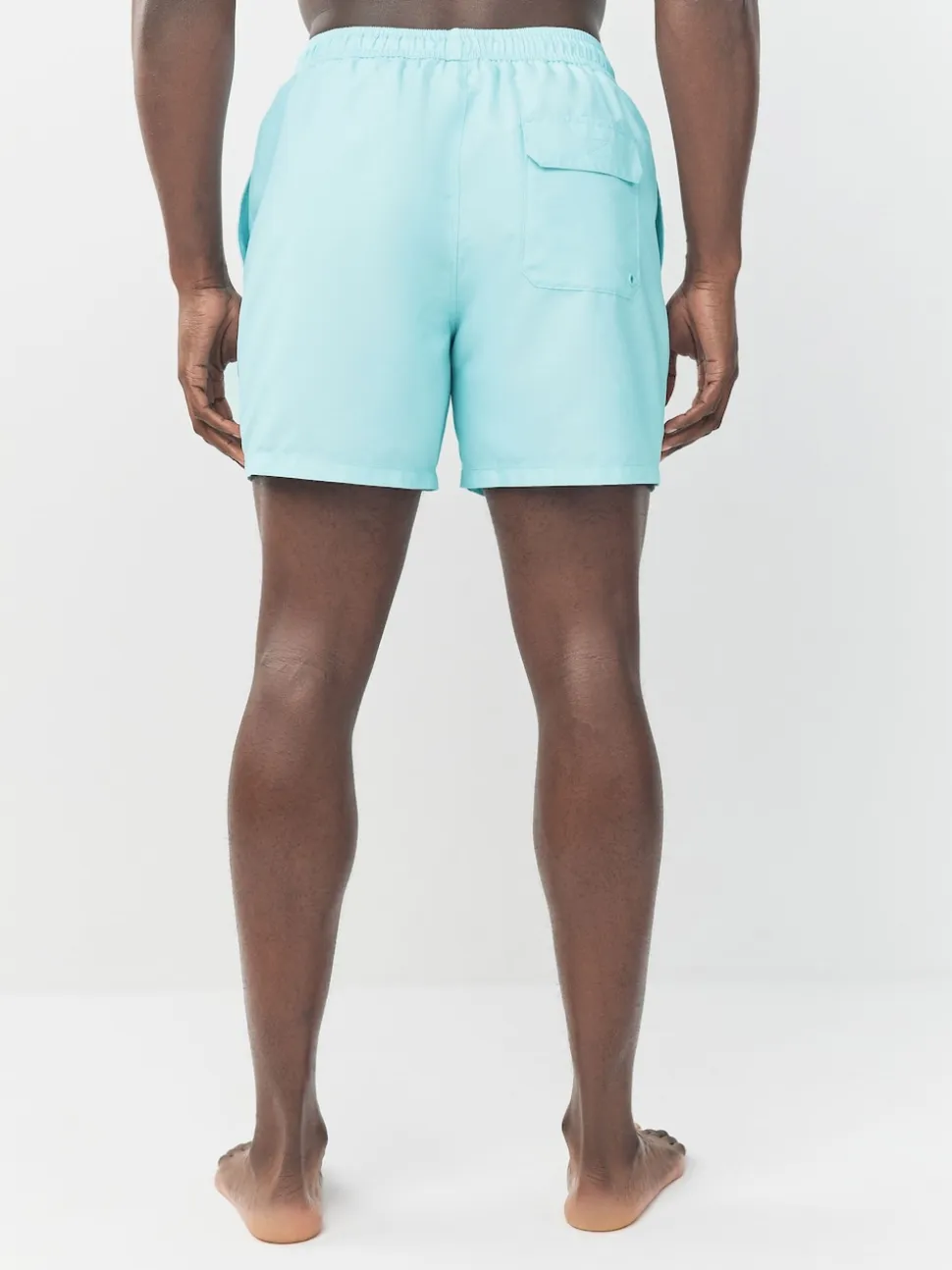 Green Snoopy License Printed Swim Shorts