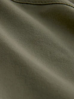 Green Straight Fit Cargo Trousers