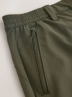 Green Straight Fit Cargo Trousers