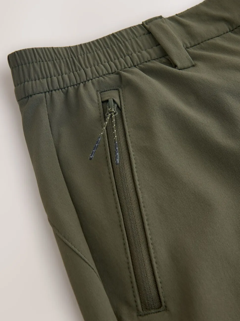 Green Straight Fit Cargo Trousers