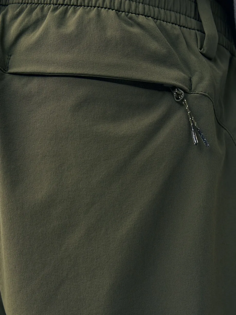 Green Straight Fit Cargo Trousers