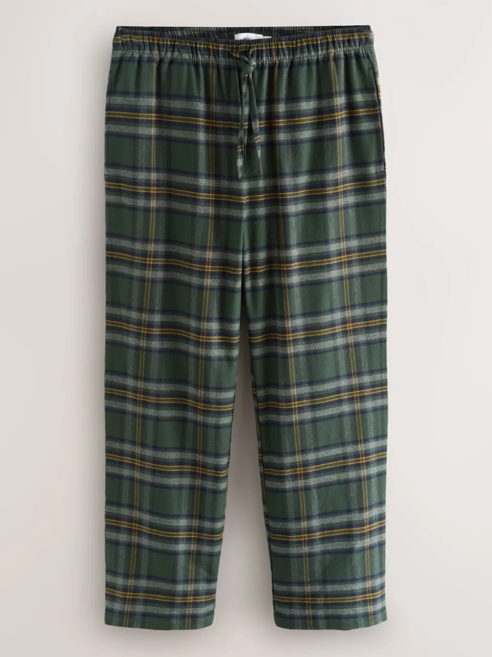 Green/Grey Marl Check Woven Short Sleeve Pyjamas Set