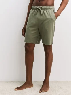 Green/Purple Loopback Soft Touch 2 Pack Jogger Shorts