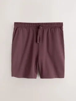 Green/Purple Loopback Soft Touch 2 Pack Jogger Shorts