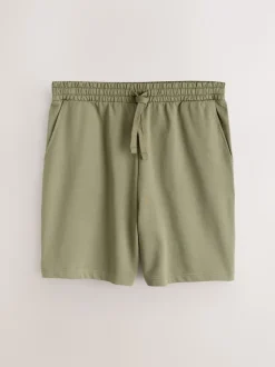 Green/Purple Loopback Soft Touch 2 Pack Jogger Shorts