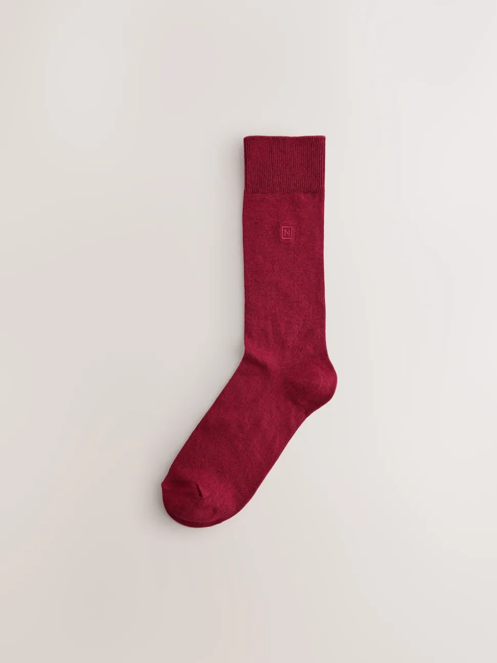 Green/Red/Blue 8 Pack Embroidered Lasting Fresh Socks