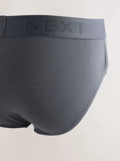 Grey 5 Pack Cotton Rich Briefs