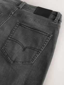 Grey - ThermoGen Straight Fit Motionflex Jeans