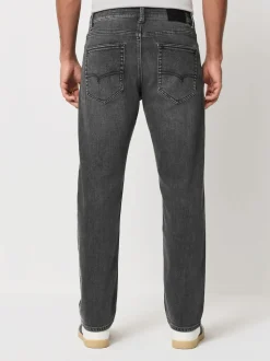 Grey - ThermoGen Straight Fit Motionflex Jeans
