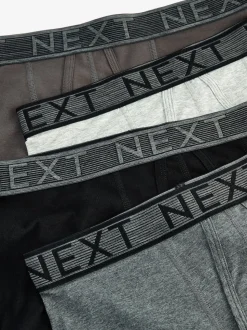 Grey A-Front Boxers 10 Pack