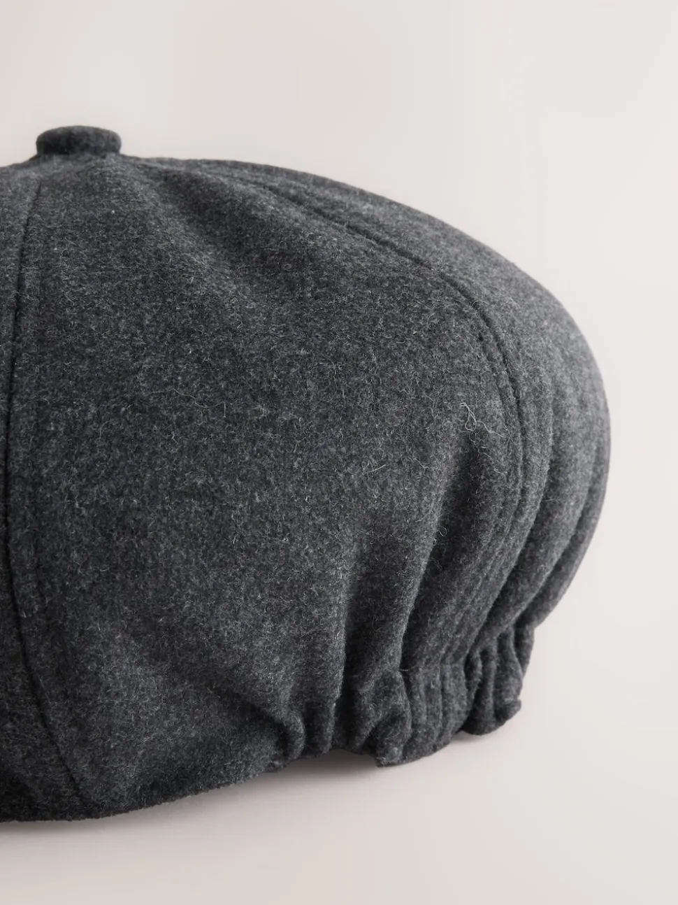 Grey Baker Boy Hat