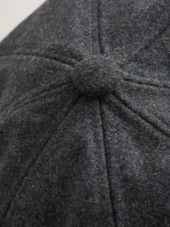 Grey Baker Boy Hat