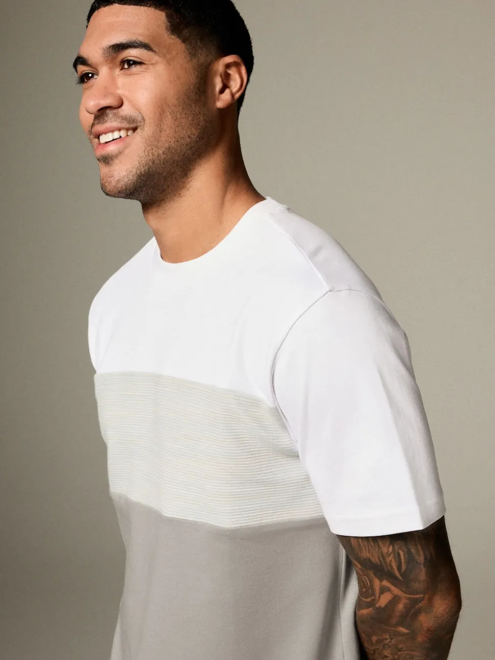Grey Block T-Shirt