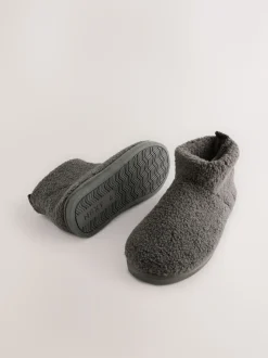 Grey Borg Boot Slippers