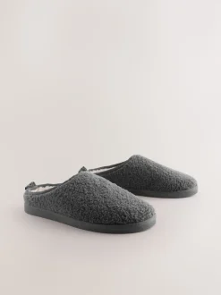Grey Borg Mule Slippers