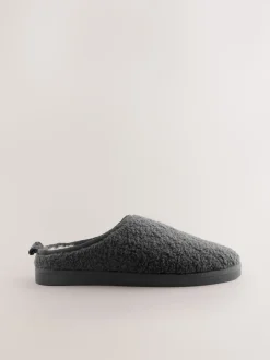 Grey Borg Mule Slippers