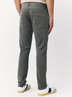 Grey Charcoal Skinny Fit Comfort Stretch Jeans