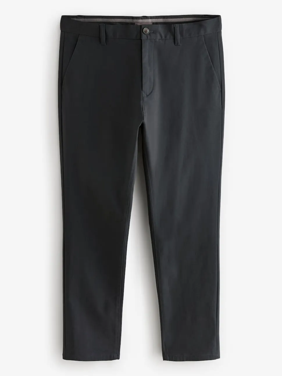 Grey Charcoal Slim Fit Stretch Chinos Trousers