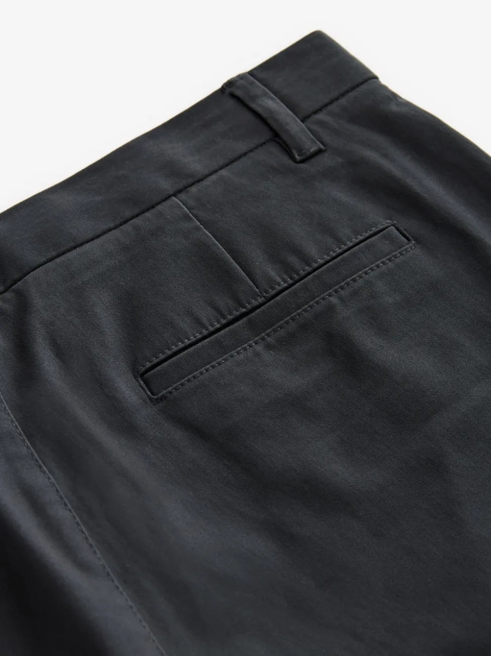 Grey Charcoal Slim Fit Stretch Chinos Trousers