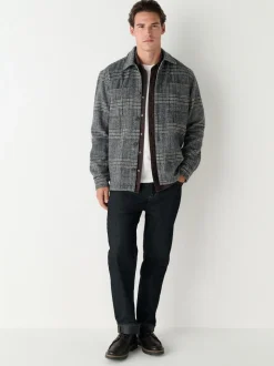 Grey Check Shacket