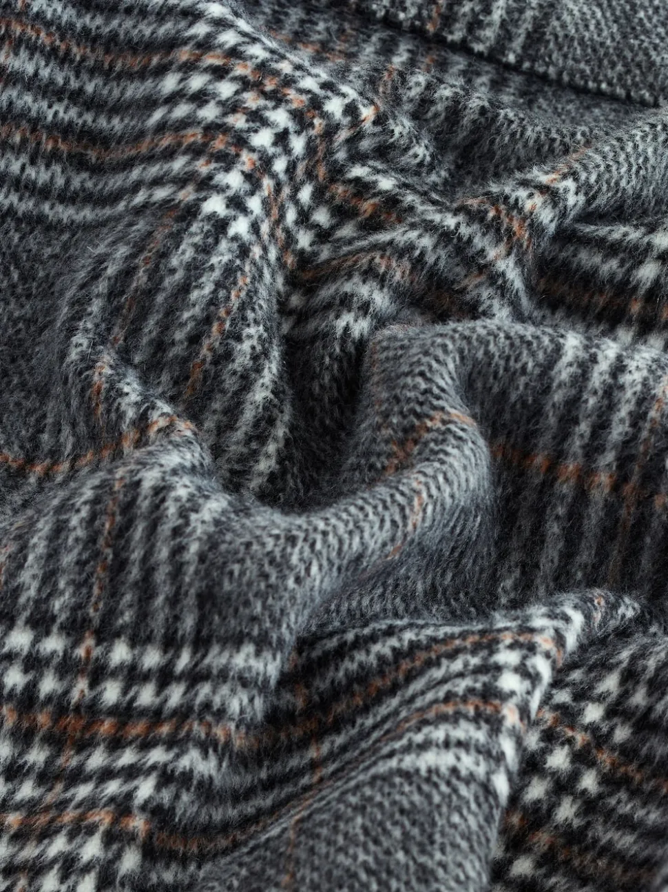 Grey Check Shacket