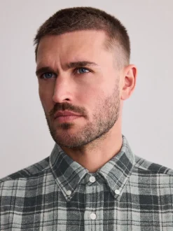 Grey Check Signature Long Sleeve Check Shirt