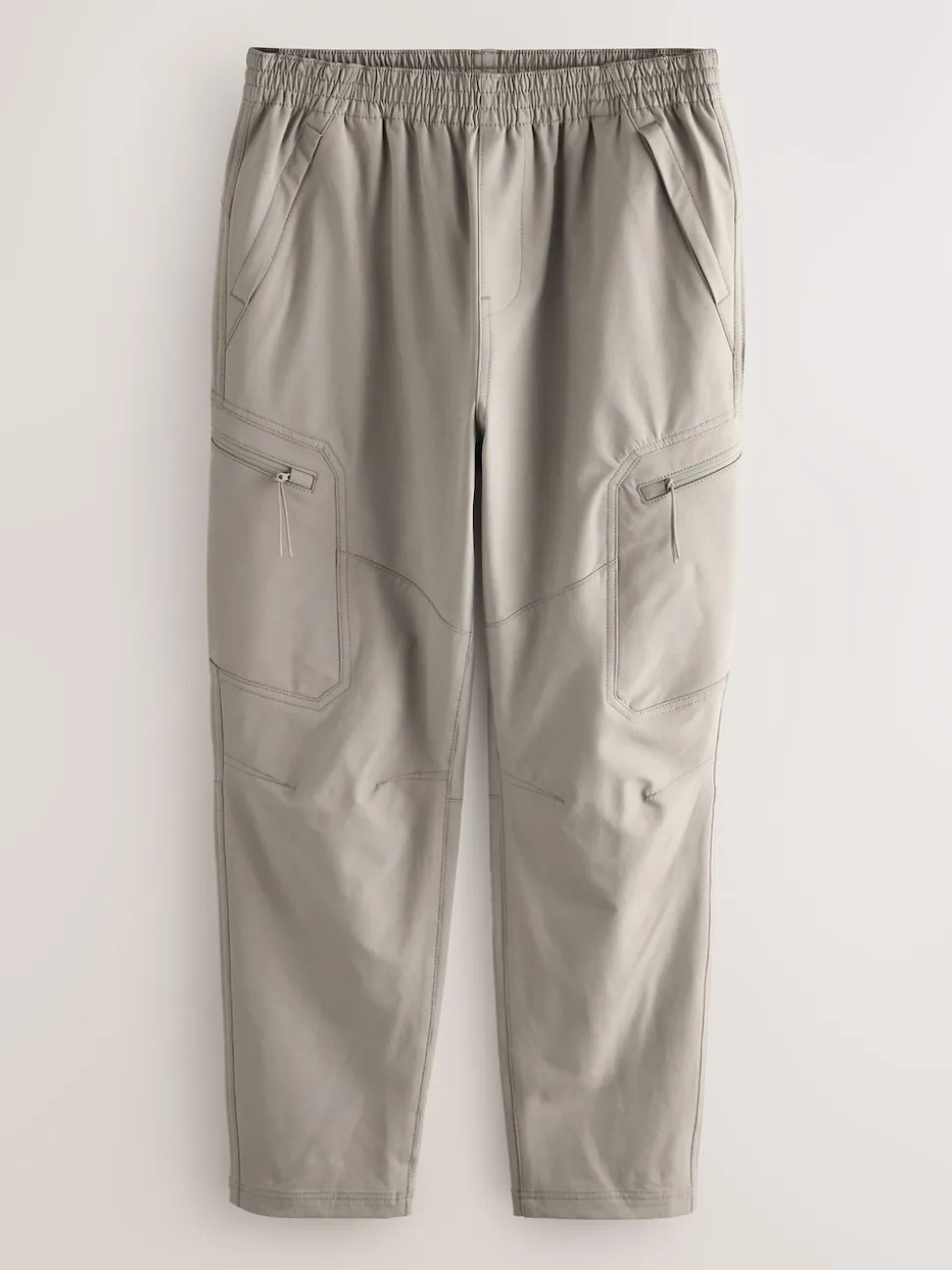 Grey DryTech Slim Fit Tech Stretch Utility Cargo Trousers