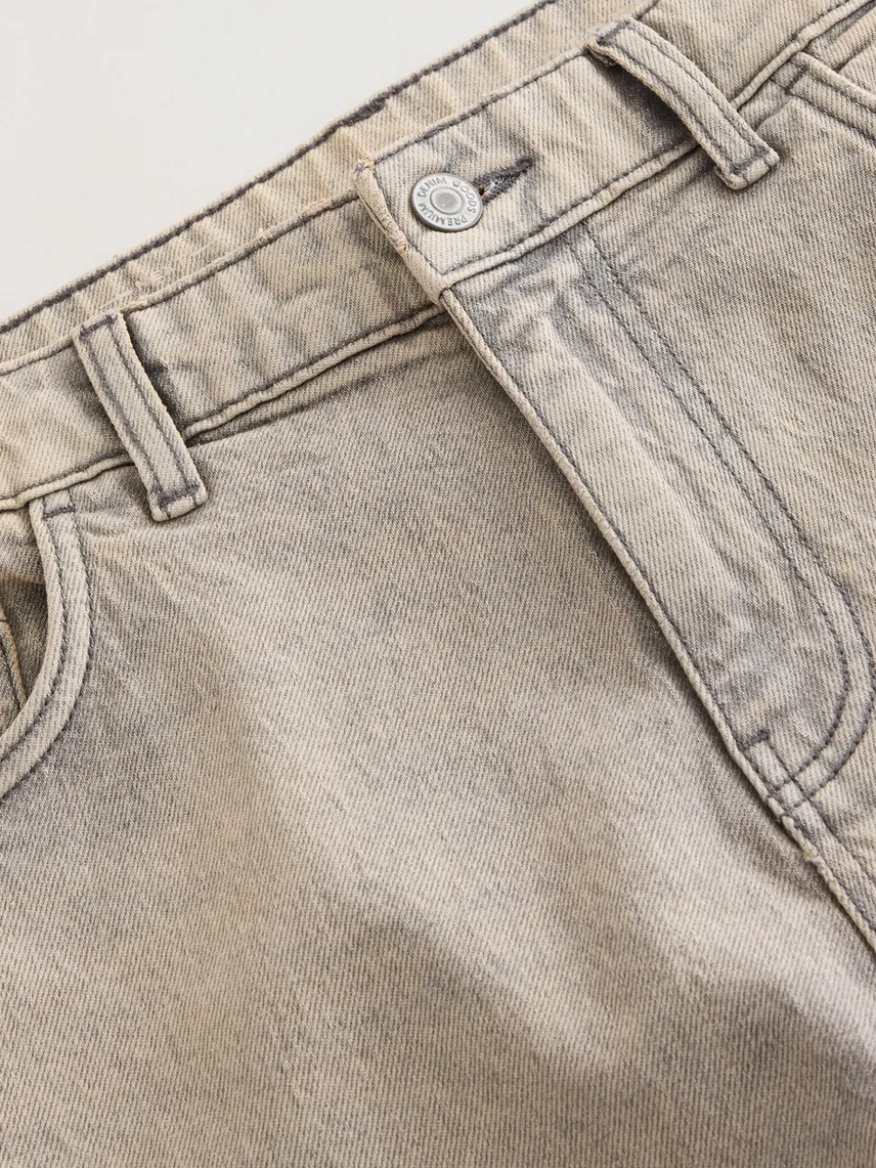 Grey EDIT Barrel Fit Jeans