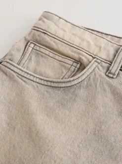 Grey EDIT Barrel Fit Jeans