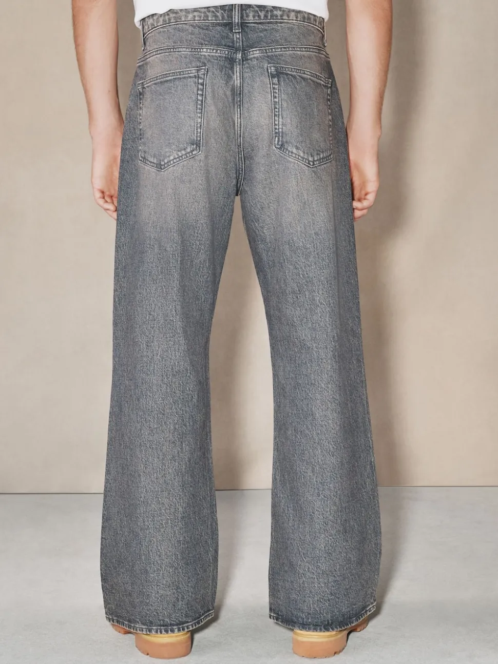 Grey Edit Flare Jeans
