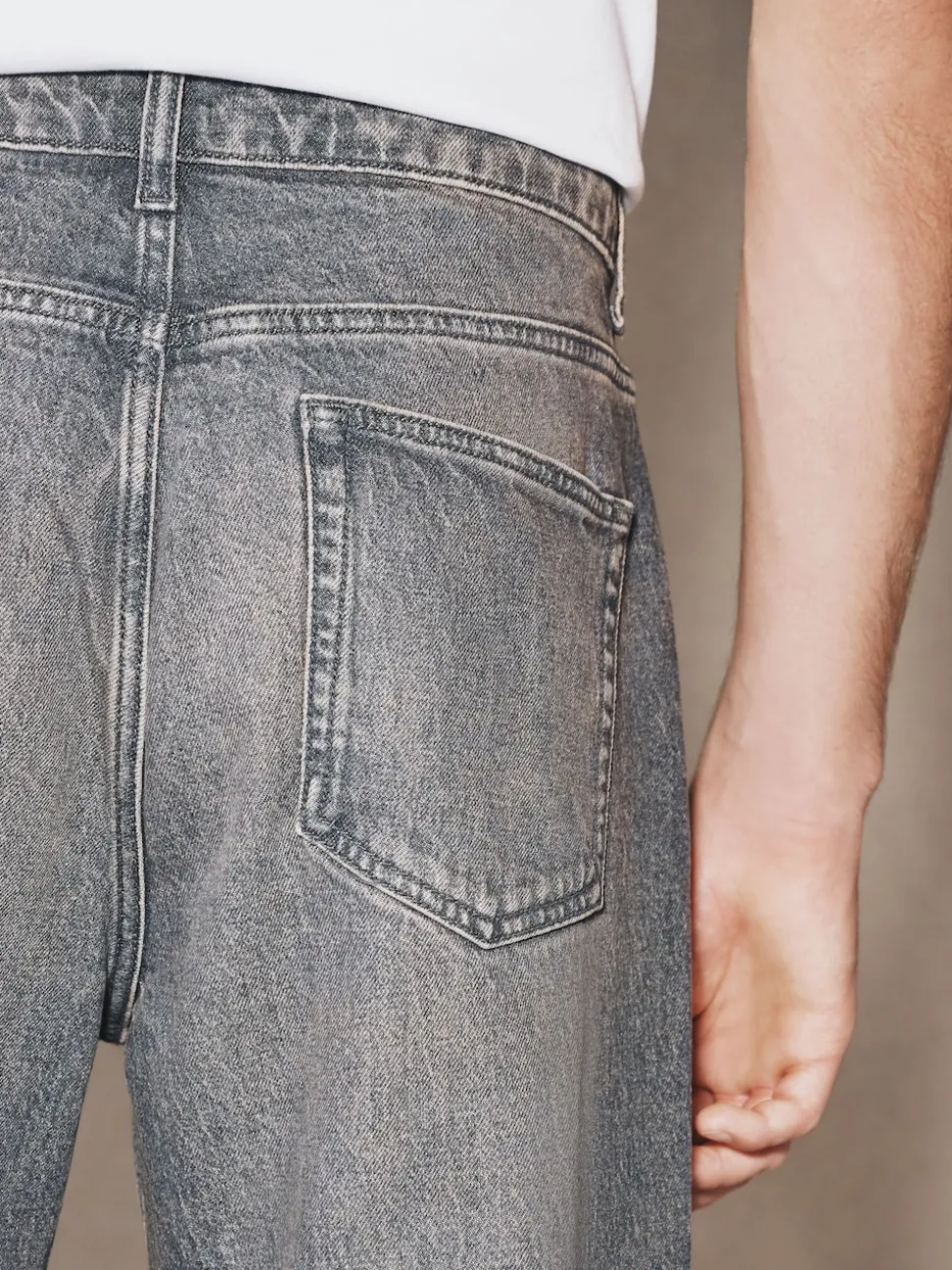 Grey Edit Flare Jeans