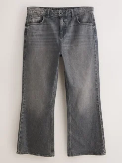 Grey Edit Flare Jeans