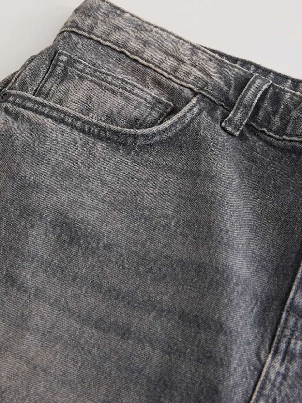 Grey Edit Flare Jeans