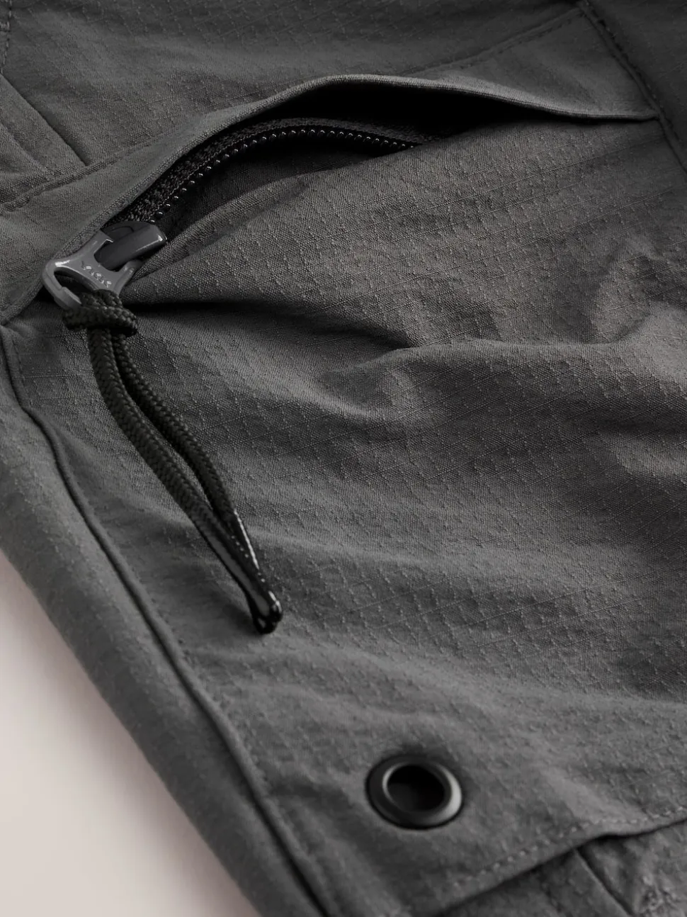 Grey Fashion Cargo Swim Shorts