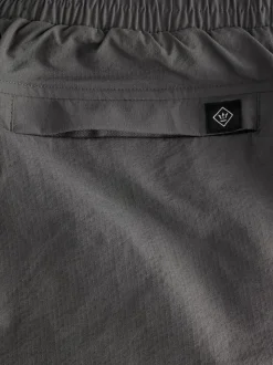 Grey Fashion Cargo Swim Shorts
