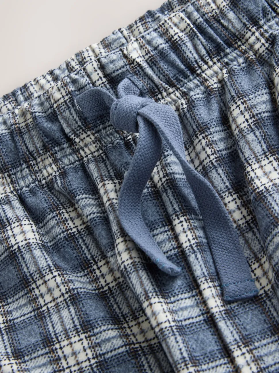 Grey Grindle Check Motionflex Cosy Cuffed Pyjama Bottoms