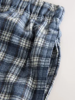 Grey Grindle Check Motionflex Cosy Cuffed Pyjama Bottoms