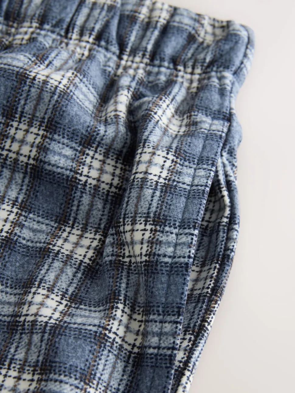 Grey Grindle Check Motionflex Cosy Cuffed Pyjama Bottoms