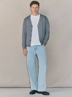 Grey Knitted Cardigan