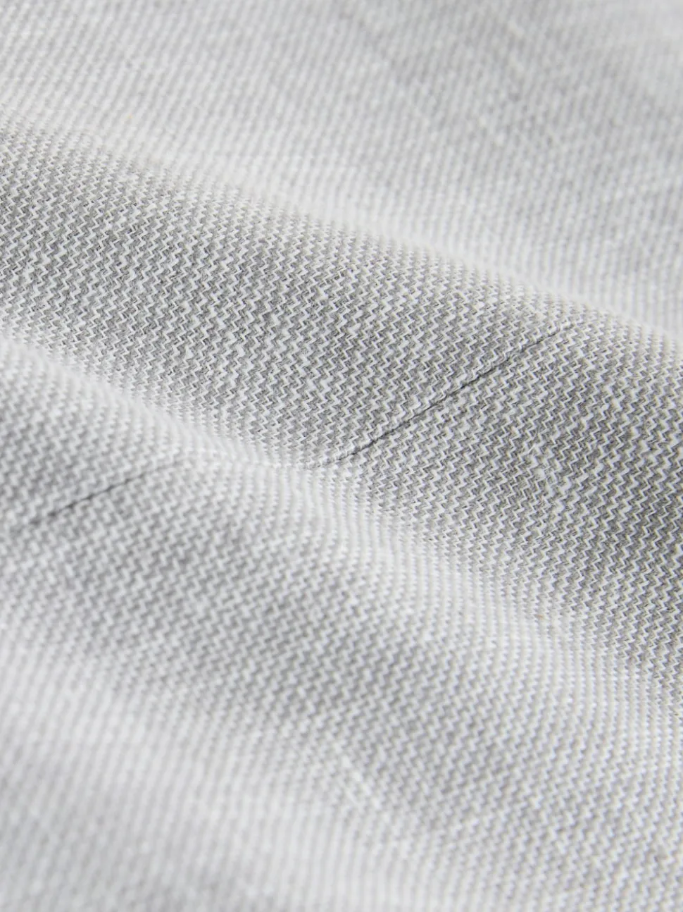 Grey Linen Blend Texture Suit Waistcoat