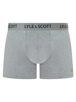 Grey Lyle & Scott Underwear Trunks 3 Pack