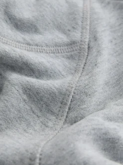 Grey Marl Crew Sweatshirt Heavyweight Garment Washed
