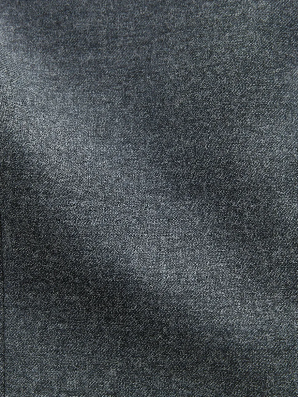 Grey Merino Wool Blend Suit Waistcoat