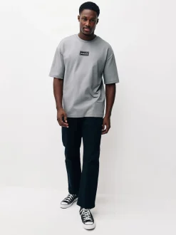 Grey Oasis Graphic Band T-Shirt