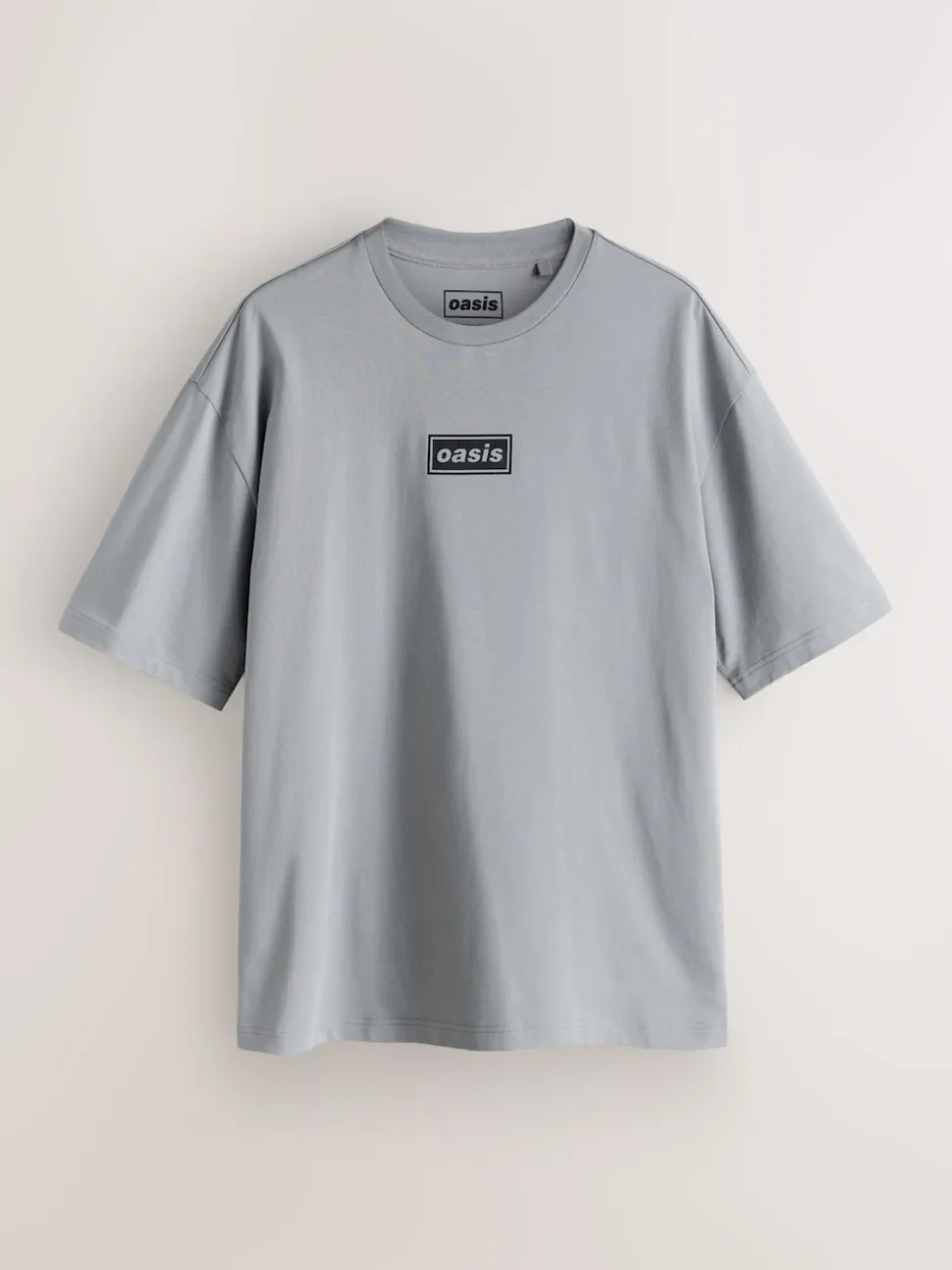 Grey Oasis Graphic Band T-Shirt